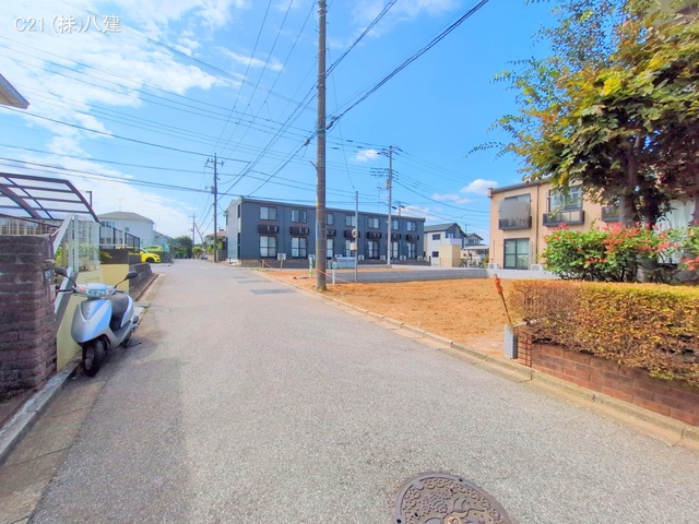 千葉県柏市みどり台2丁目の新築戸建て更地・土地写真 2025年9月29日撮影