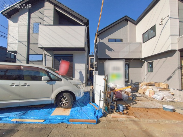 千葉県柏市みどり台2丁目の新築戸建て外構写真 2026年1月29日撮影