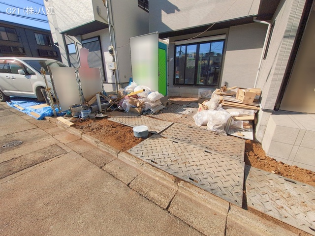 千葉県柏市みどり台2丁目の新築戸建て外構写真 2026年1月29日撮影