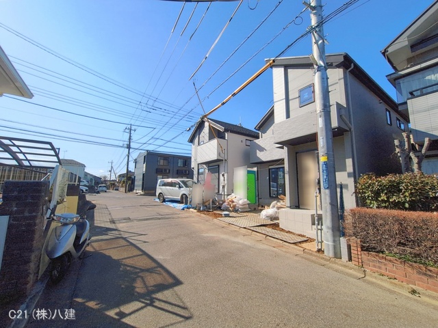 千葉県柏市みどり台2丁目の新築戸建て外構写真 2026年1月29日撮影