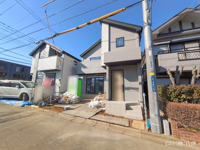 千葉県柏市みどり台2丁目の新築戸建て外構写真 2026年1月29日撮影