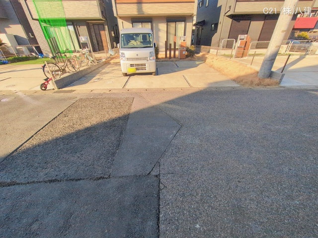 千葉県柏市大井の新築戸建て外構写真 2026年2月3日撮影
