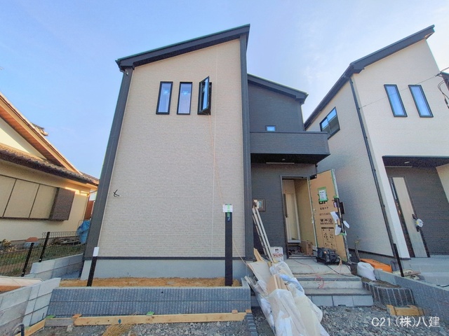 千葉県柏市大井の新築戸建て外構写真 2026年2月3日撮影