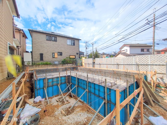 千葉県柏市しいの木台４丁目の新築戸建て基礎写真 2025年10月5日撮影