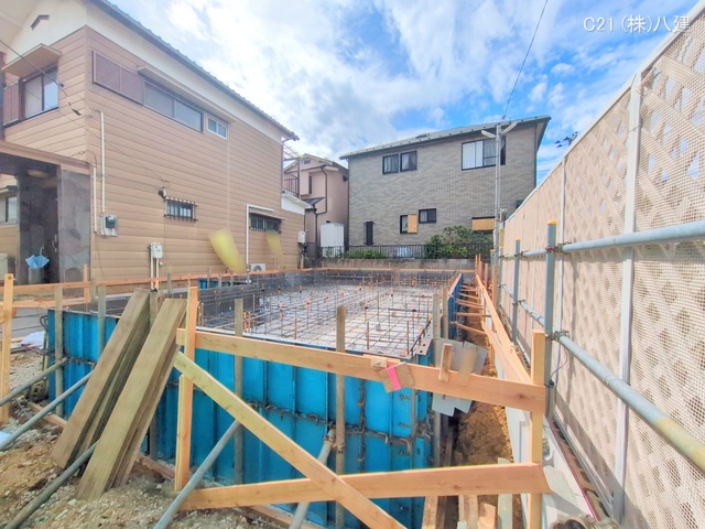 千葉県柏市しいの木台4丁目の新築戸建て基礎写真 2025年10月5日撮影