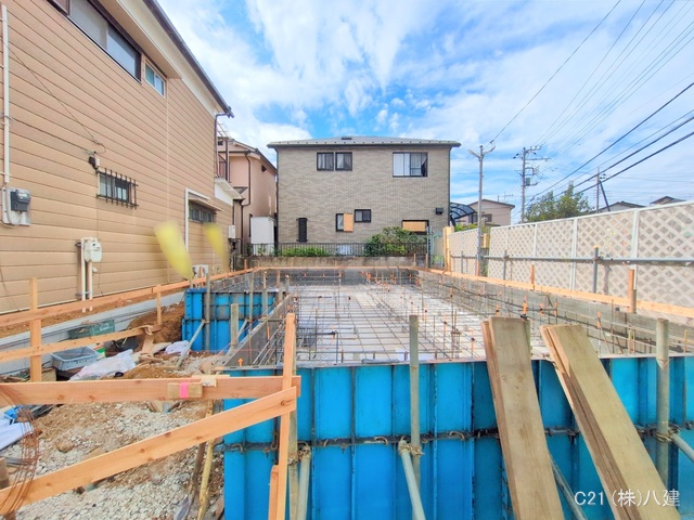 千葉県柏市しいの木台4丁目の新築戸建て基礎写真 2025年10月5日撮影