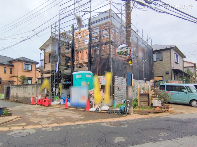 千葉県柏市しいの木台４丁目の新築戸建て上棟写真 2025年10月21日撮影