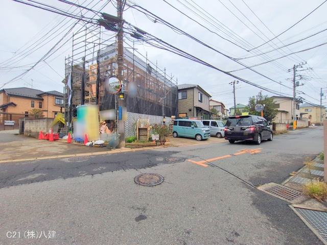 千葉県柏市しいの木台４丁目の新築戸建て上棟写真 2025年10月21日撮影