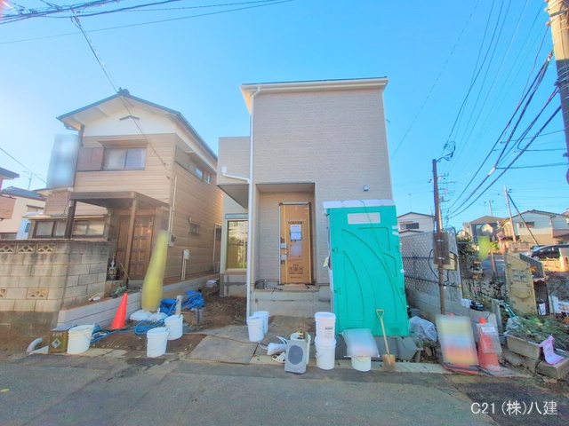 千葉県柏市しいの木台４丁目の新築戸建て外構写真 2025年12月3日撮影