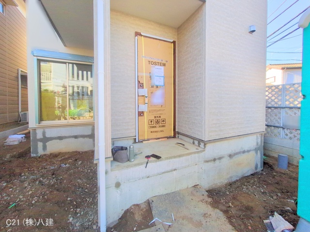 千葉県柏市しいの木台4丁目の新築戸建て外構写真 2025年12月3日撮影