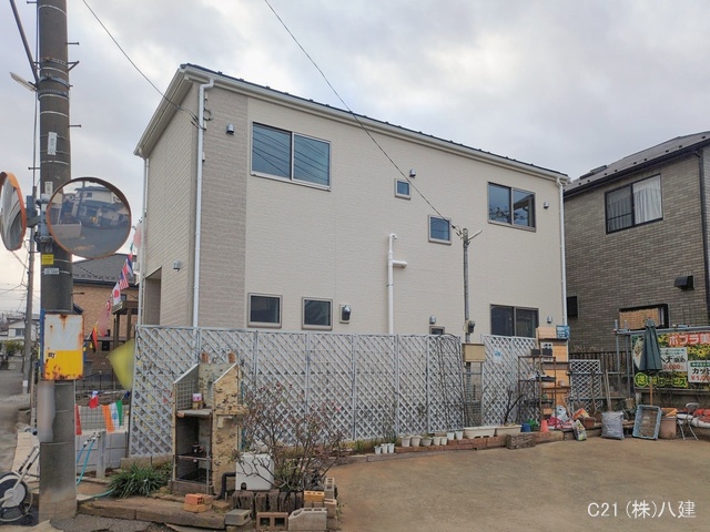 千葉県柏市しいの木台4丁目の新築戸建て完成写真 2026年1月18日撮影