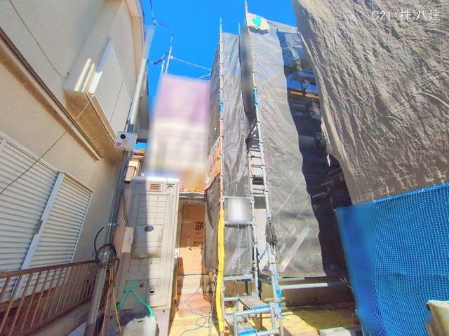 千葉県松戸市六高台２丁目の新築戸建てシート写真 2025年12月21日撮影