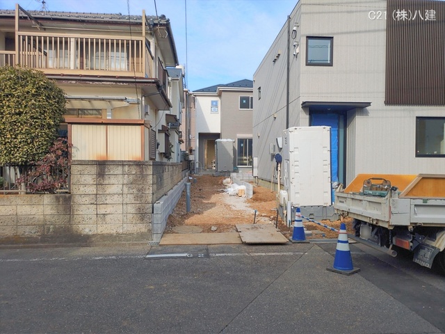 千葉県松戸市六高台２丁目の新築戸建て外構写真 2026年1月14日撮影