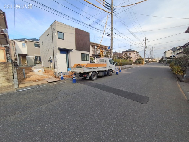 千葉県松戸市六高台２丁目の新築戸建て外構写真 2026年1月14日撮影