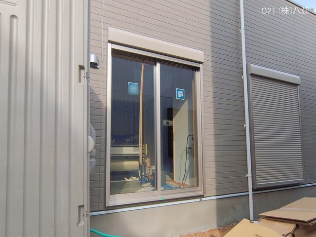 千葉県松戸市六高台２丁目の新築戸建て外構写真 2026年1月14日撮影