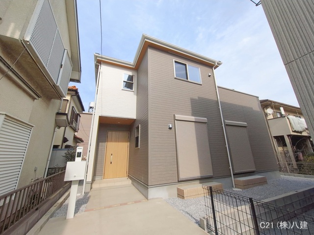 千葉県松戸市六高台２丁目の新築戸建て完成写真 2026年2月4日撮影