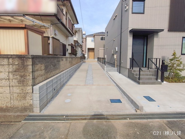 千葉県松戸市六高台２丁目の新築戸建て完成写真 2026年2月4日撮影