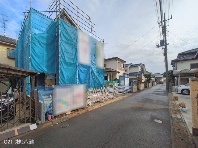 千葉県柏市布施の新築戸建てシート写真 2026年1月6日撮影
