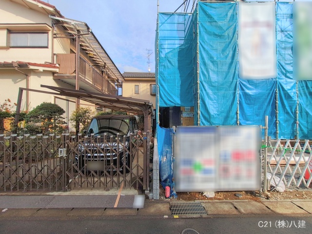 千葉県柏市布施の新築戸建てシート写真 2026年1月6日撮影