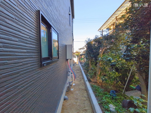 千葉県柏市布施の新築戸建て外構写真 2026年1月21日撮影