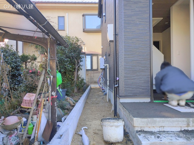 千葉県柏市布施の新築戸建て外構写真 2026年1月21日撮影