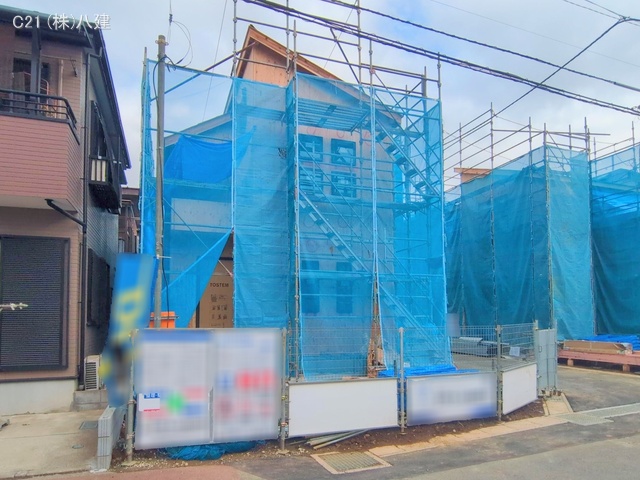 千葉県松戸市新作の新築戸建て上棟写真 2025年12月22日撮影