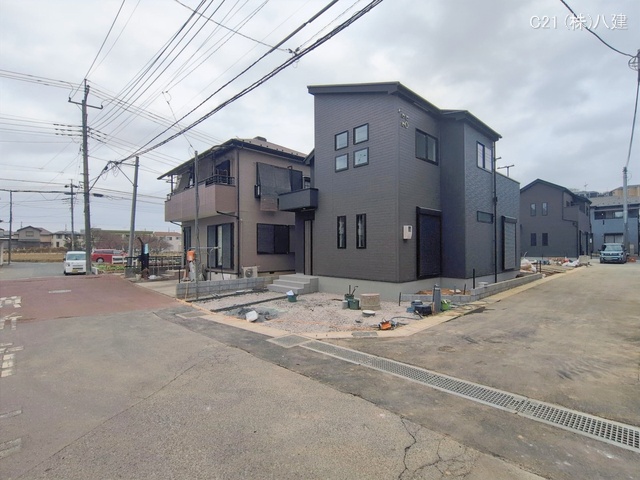 千葉県松戸市新作の新築戸建て外構写真 2026年2月23日撮影