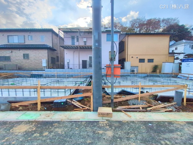 千葉県松戸市新作の新築戸建て基礎写真 2025年12月1日撮影