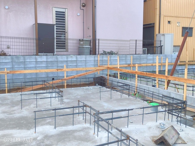 千葉県松戸市新作の新築戸建て基礎写真 2025年12月1日撮影