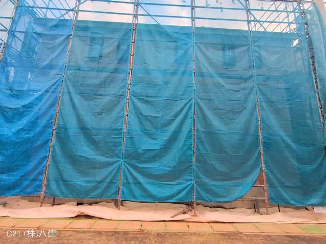 千葉県松戸市新作の新築戸建て上棟写真 2025年12月22日撮影