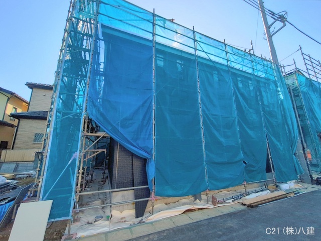 千葉県松戸市新作の新築戸建てシート写真 2026年2月3日撮影