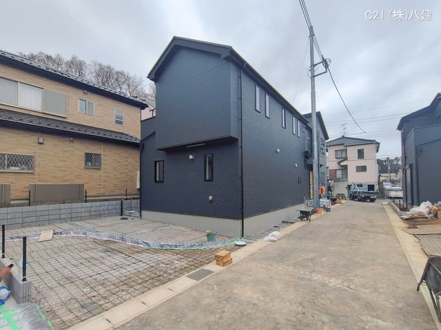 千葉県松戸市新作の新築戸建て外構写真 2026年2月23日撮影