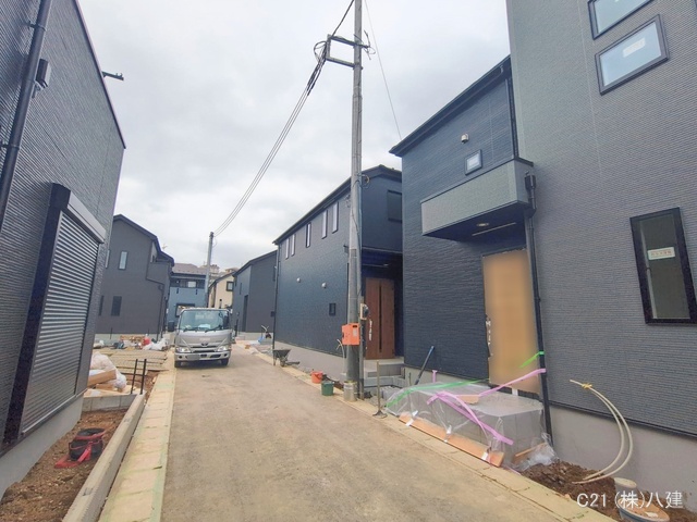 千葉県松戸市新作の新築戸建て外構写真 2026年2月23日撮影