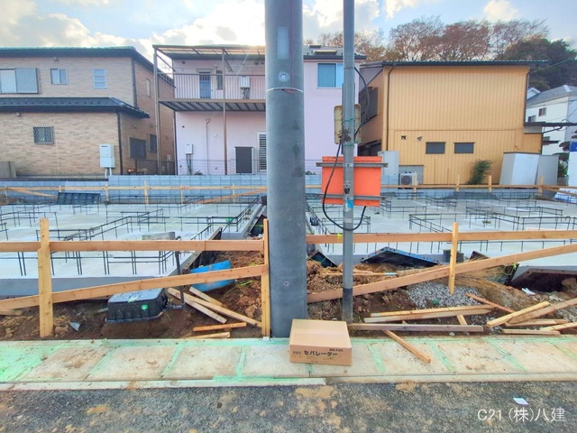 千葉県松戸市新作の新築戸建て基礎写真 2025年12月1日撮影