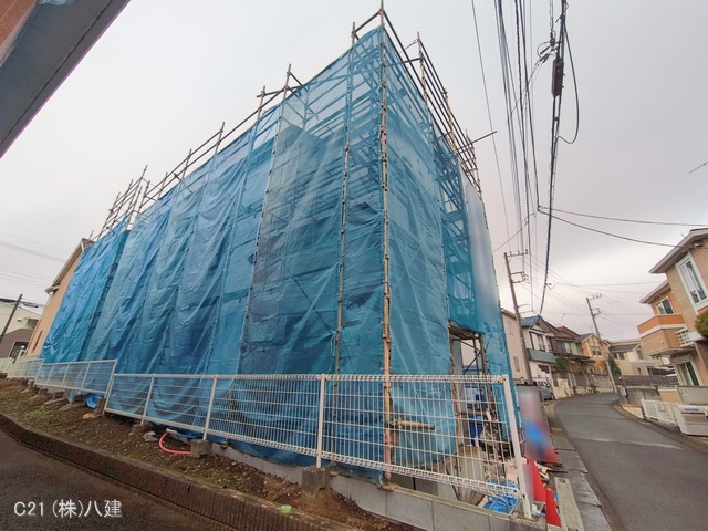千葉県松戸市小金きよしケ丘４丁目の新築戸建てシート写真 2026年1月6日撮影