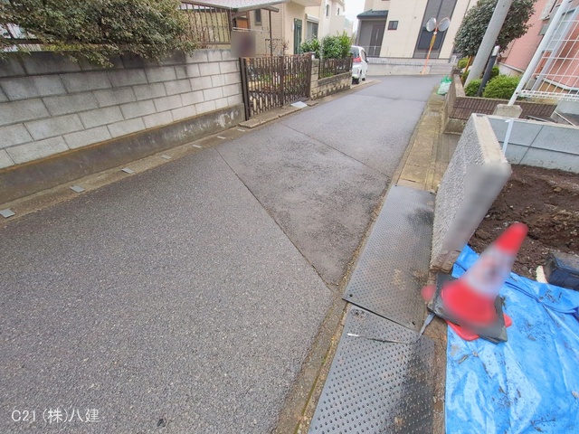 千葉県松戸市小金きよしケ丘４丁目の新築戸建てシート写真 2026年1月6日撮影