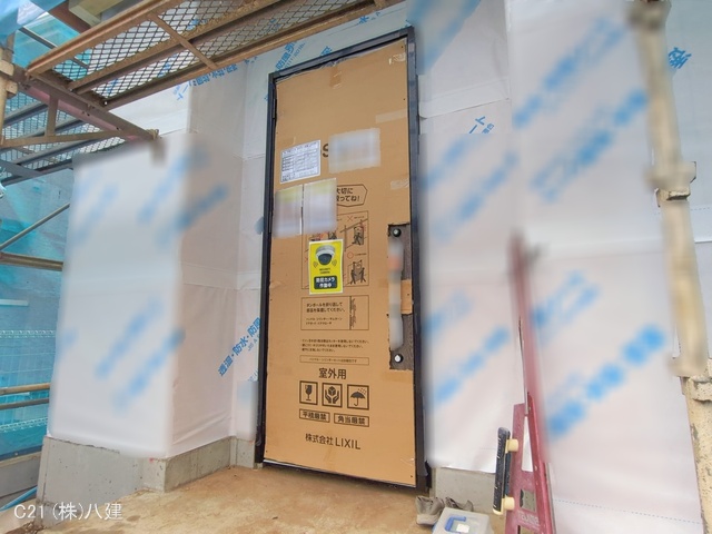 千葉県松戸市小金きよしケ丘４丁目の新築戸建てシート写真 2026年1月6日撮影