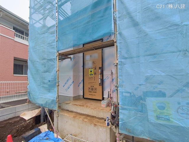 千葉県松戸市小金きよしケ丘４丁目の新築戸建てシート写真 2026年1月6日撮影