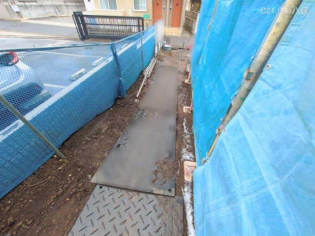 千葉県松戸市小金きよしケ丘４丁目の新築戸建てシート写真 2026年1月6日撮影