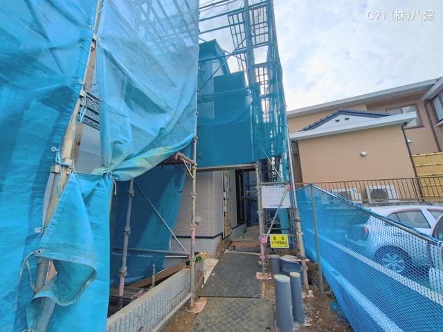 千葉県松戸市小金きよしケ丘4丁目の新築戸建てシート写真 2026年1月27日撮影