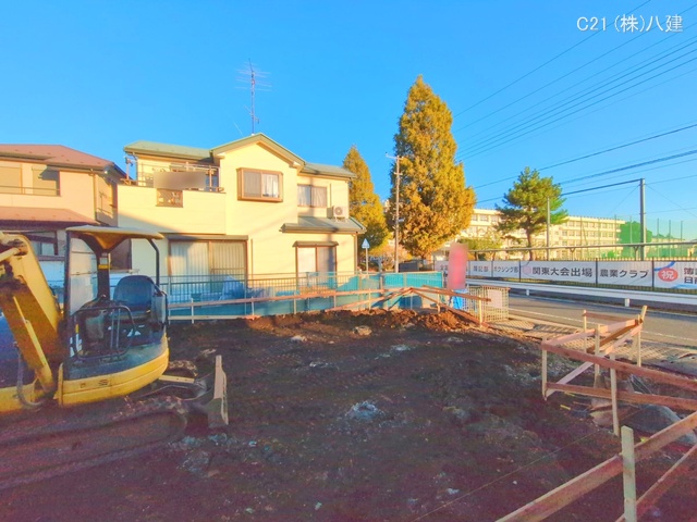 千葉県流山市東初石2丁目の新築戸建て基礎写真 2025年11月11日撮影