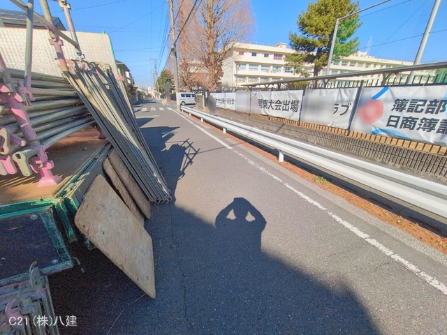 千葉県流山市東初石2丁目の新築戸建て外構写真 2026年1月12日撮影