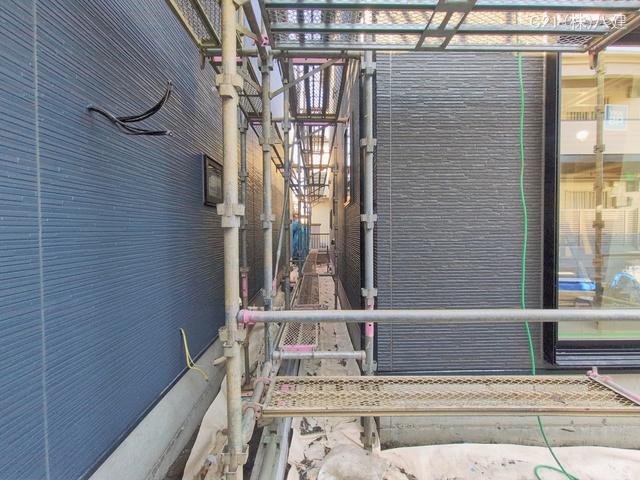 千葉県流山市東初石2丁目の新築戸建て外構写真 2026年1月12日撮影