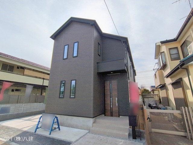 千葉県流山市東初石2丁目の新築戸建て完成写真 2026年2月19日撮影