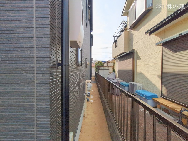 千葉県流山市東初石2丁目の新築戸建て完成写真 2026年2月19日撮影