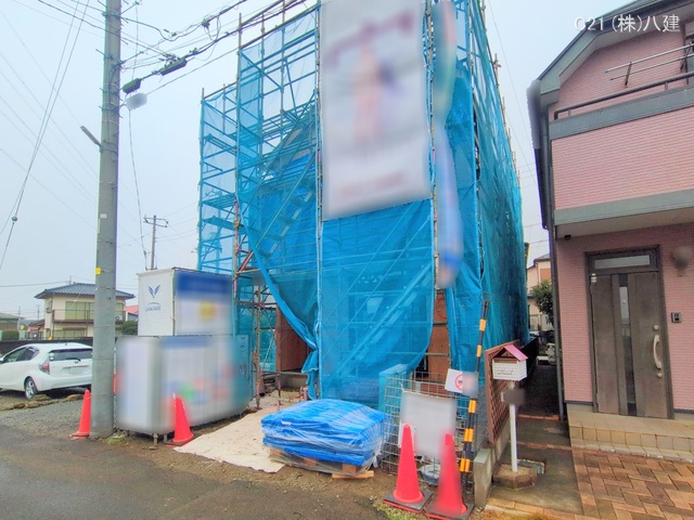 千葉県柏市宿連寺の新築戸建て上棟写真 2025年12月24日撮影