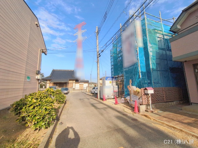 千葉県柏市宿連寺の新築戸建てシート写真 2026年1月19日撮影