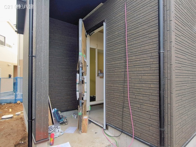 千葉県松戸市六実2丁目の新築戸建て外構写真 2026年1月14日撮影