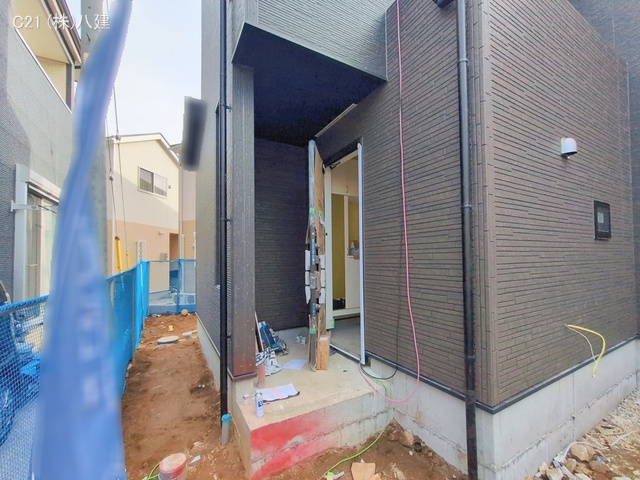 千葉県松戸市六実2丁目の新築戸建て外構写真 2026年1月14日撮影