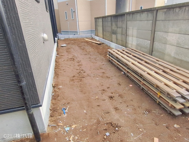 千葉県松戸市六実2丁目の新築戸建て外構写真 2026年1月14日撮影